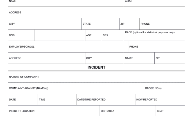 001 Blank Police Report Template Large Fantastic Ideas pertaining to Blank Police Report Template