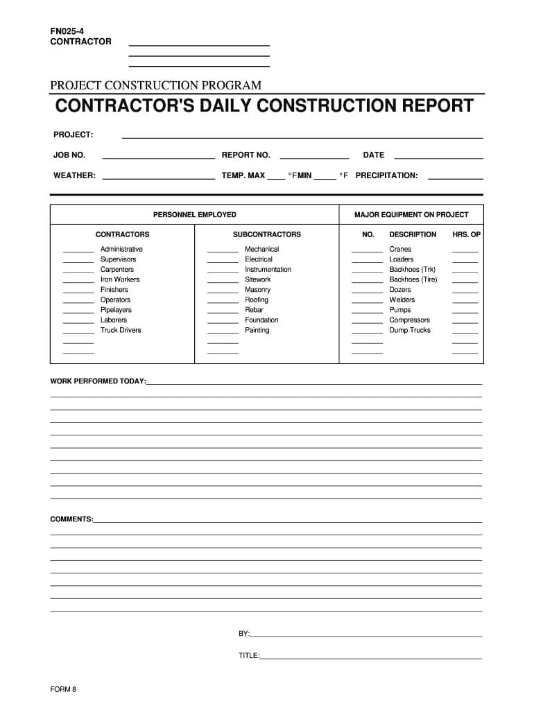 001 Construction Daily Report Template Excel Imposing Ideas With Regard To Free Construction Daily Report Template