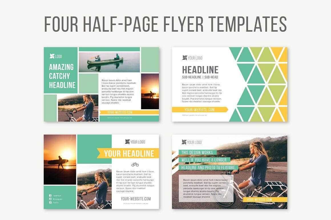 001 Half Page Flyer Template Free Formidable Ideas ~ Thealmanac With Half Page Brochure Template