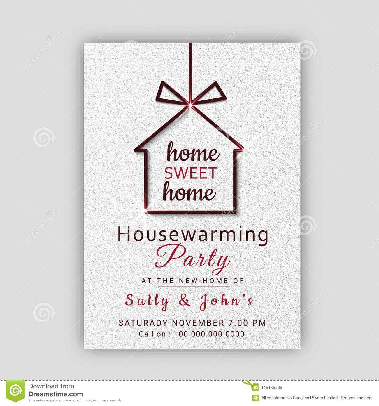 001 Housewarming Party Invitations Templates Template Ideas Throughout Free Housewarming Invitation Card Template