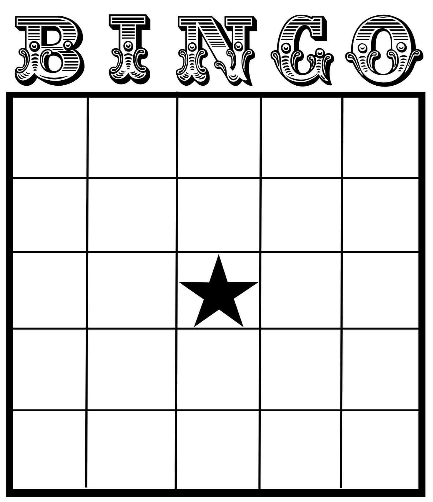 002 Blank Bingo Card Template Ideas Stirring Baby Shower Intended For Blank Bingo Template Pdf