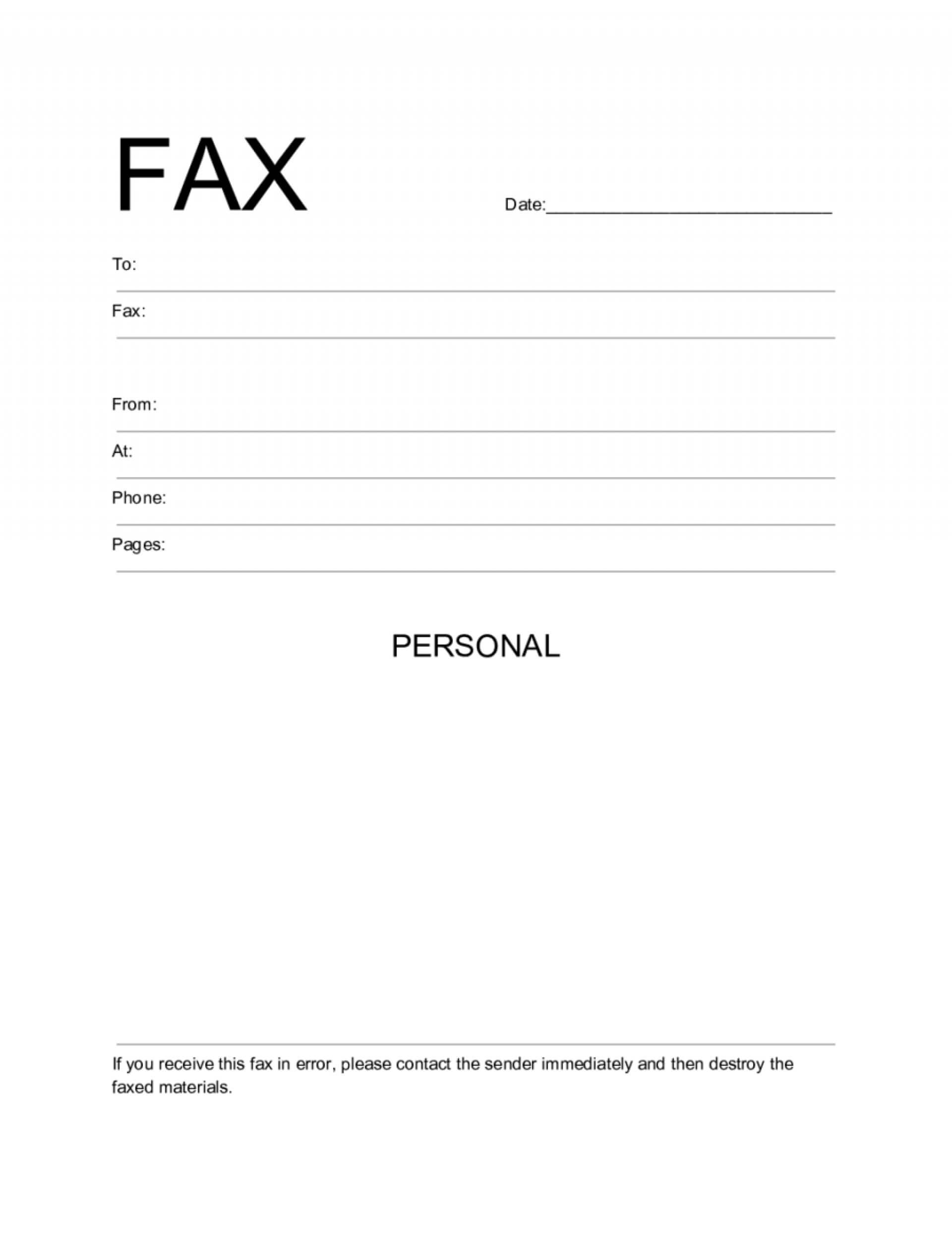 002 Fax Cover Sheet Template Word Ideas Best 2010 Page Pertaining To Fax Template Word 2010