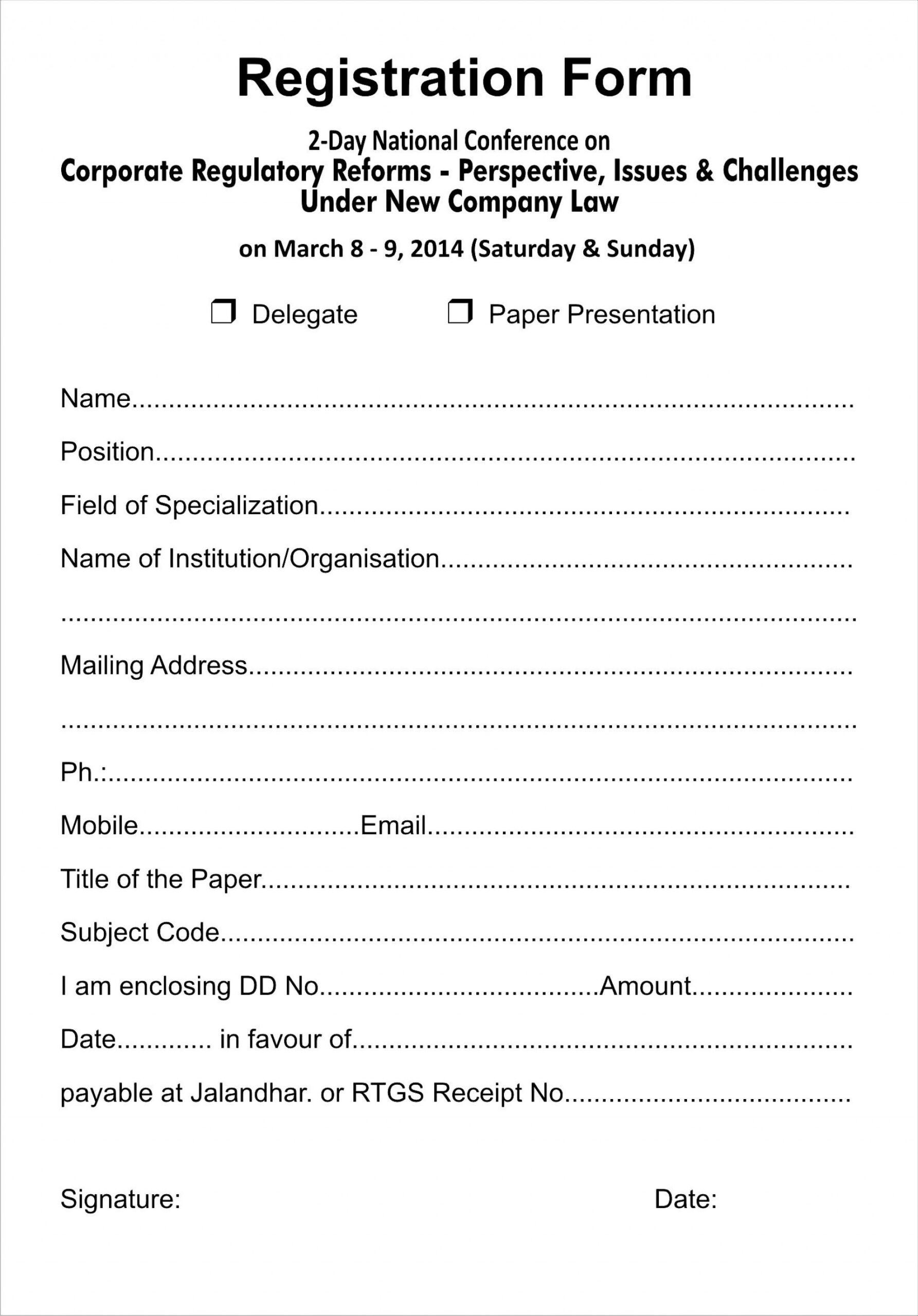 002 Free Printable Camp Registration Form Templates Template Inside Camp Registration Form Template Word