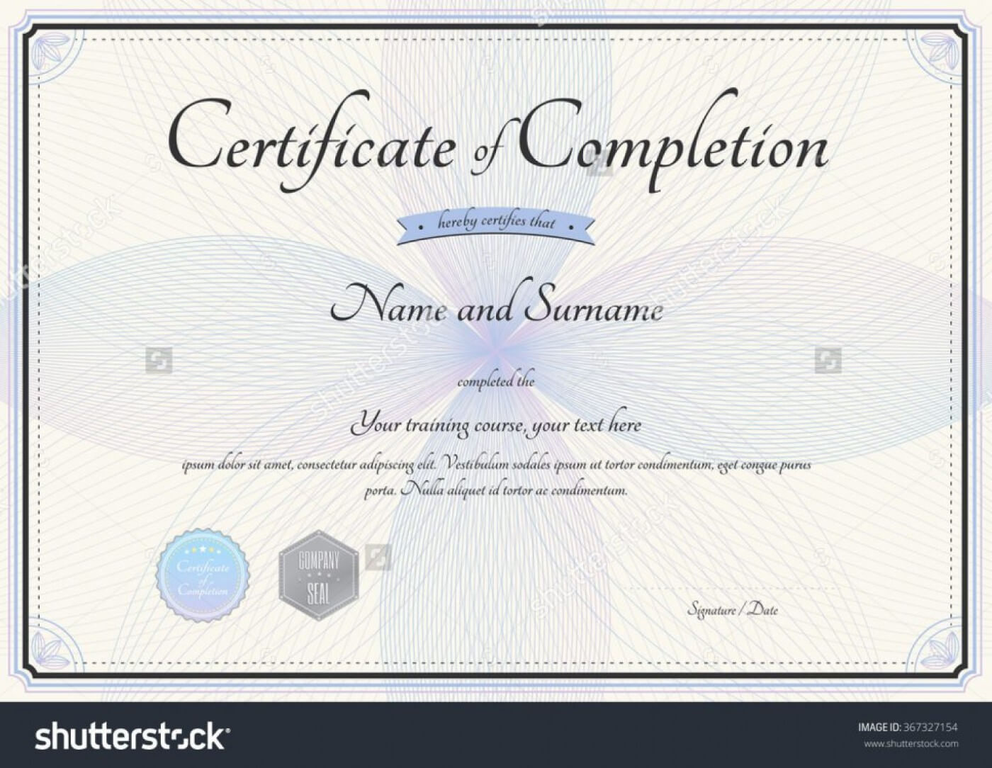 002 Microsoft Word Certificate Of Completion Template Free Within Certificate Of Completion Free Template Word