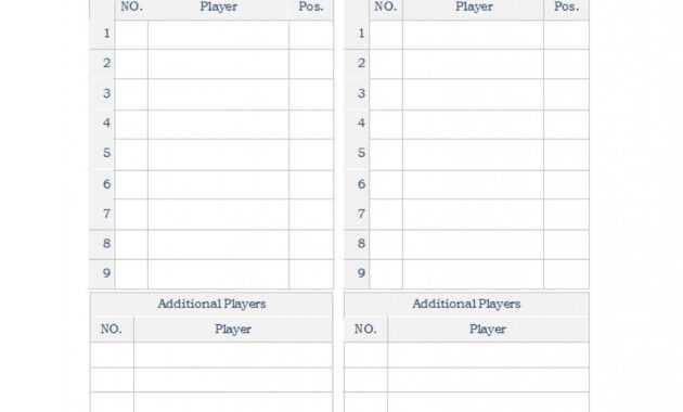 003 Baseball Lineup Card Template Imposing Ideas Dugout with Dugout Lineup Card Template