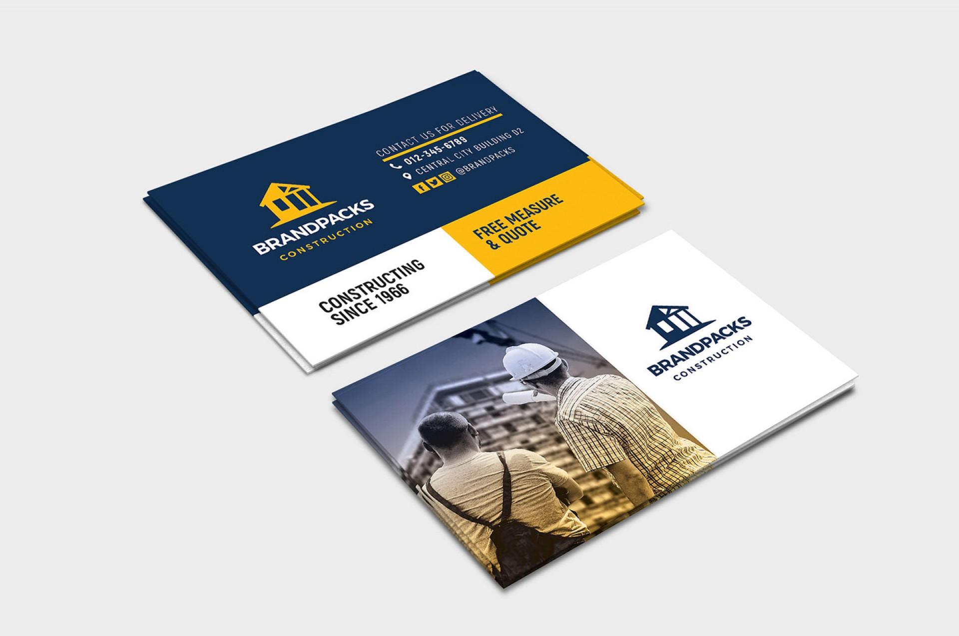 003 Construction Business Card Templates Template Regarding Construction Business Card Templates Download Free