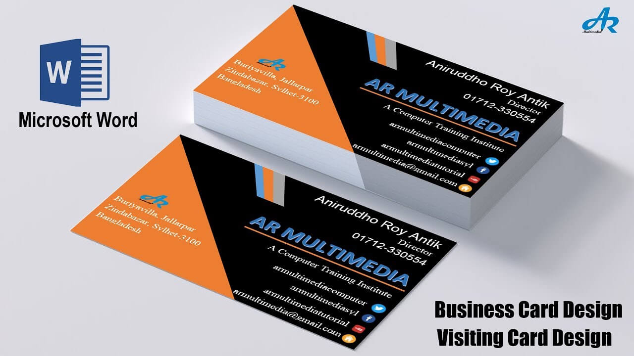 003 Microsoft Office Business Cards Templates Maxresdefault Throughout Microsoft Office Business Card Template