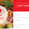 003 Restaurant Gift Certificates Templates Template Ideas Intended For Restaurant Gift Certificate Template