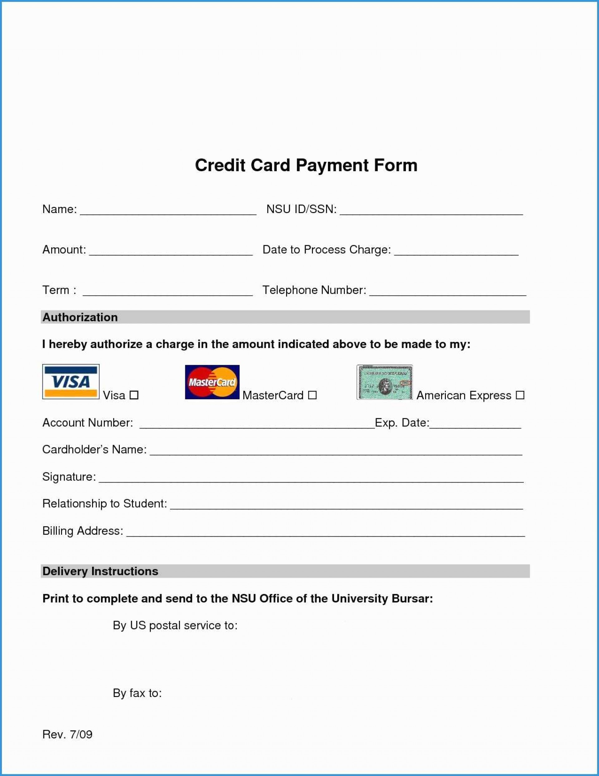 003 Template Ideas Credit Card Authorization Stupendous Form With Order Form With Credit Card Template