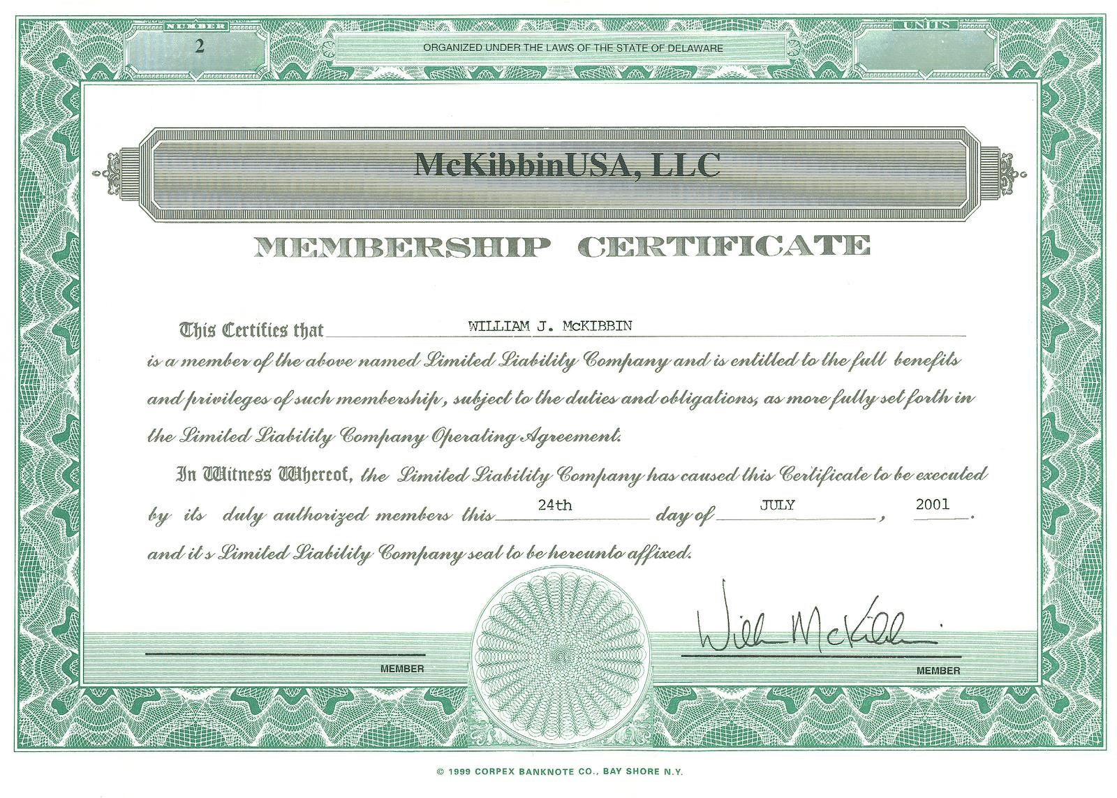 003 Template Ideas Llc Member Certificate Marvelous Inside New Member Certificate Template