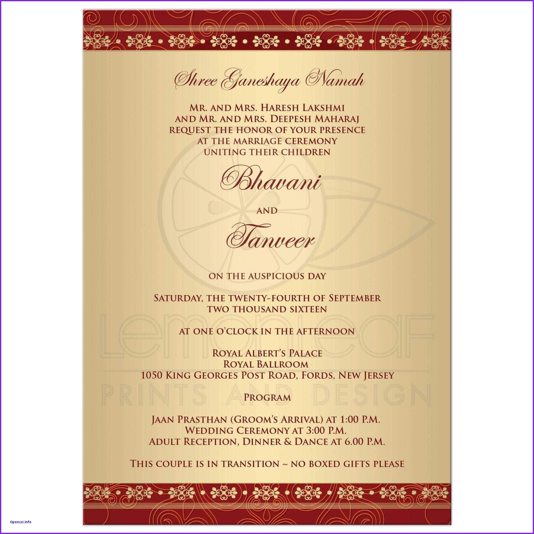 004 Template Ideas Indian Wedding Invitation Wording Inside Sample Wedding Invitation Cards Templates