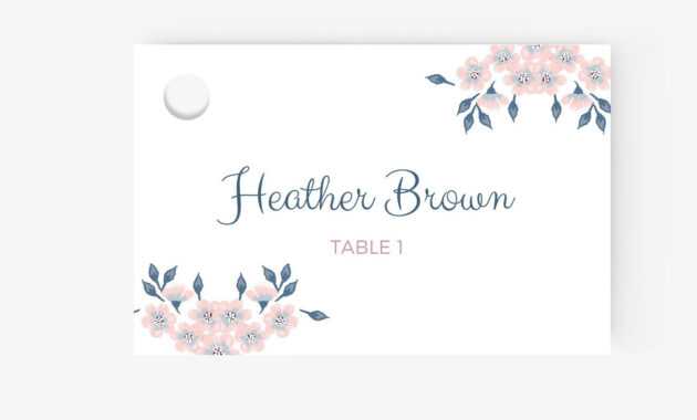 005 Free Place Card Template Ideas Cards Excellent Name with Wedding Place Card Template Free Word