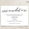 005 Free Wedding Accommodation Card Template Ideas Top Hotel pertaining to Wedding Hotel Information Card Template