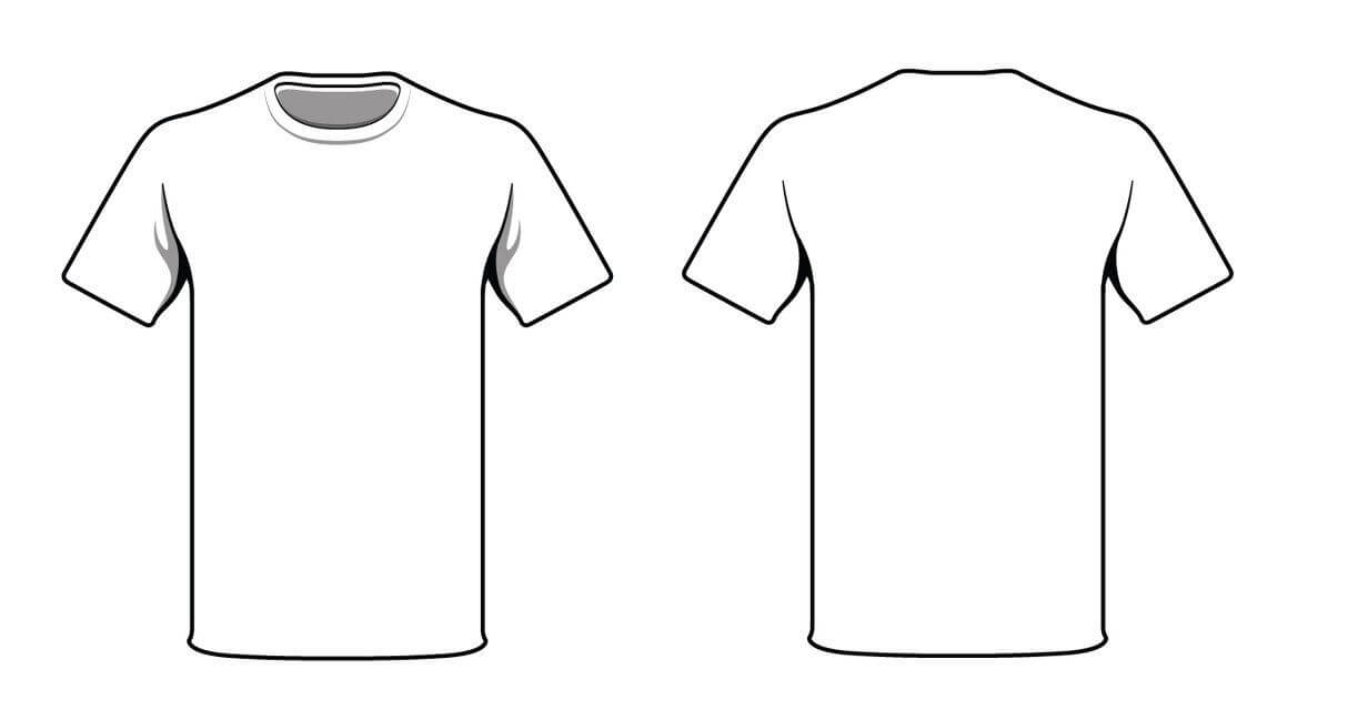 005 Template Ideas Blank Tee Beautiful Shirt Plain T Free Regarding Blank Tshirt Template Pdf