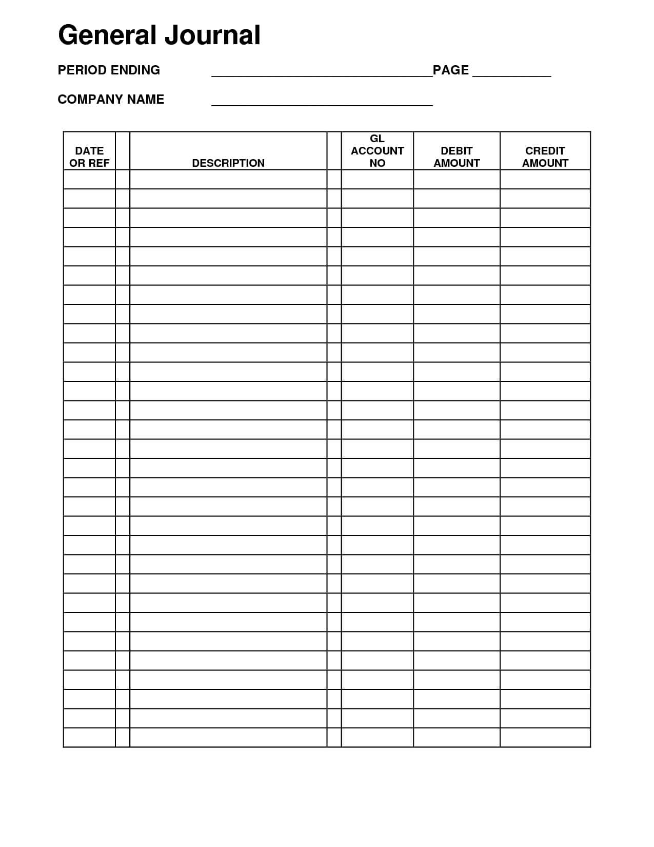 005 Template Ideas Journal Entry Fascinating Excel General For Double Entry Journal Template For Word