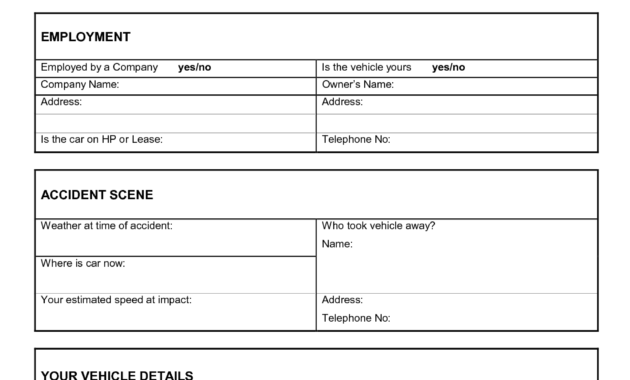 005 Vehicle Accident Report Form Template 290061 Ideas with Vehicle Accident Report Template