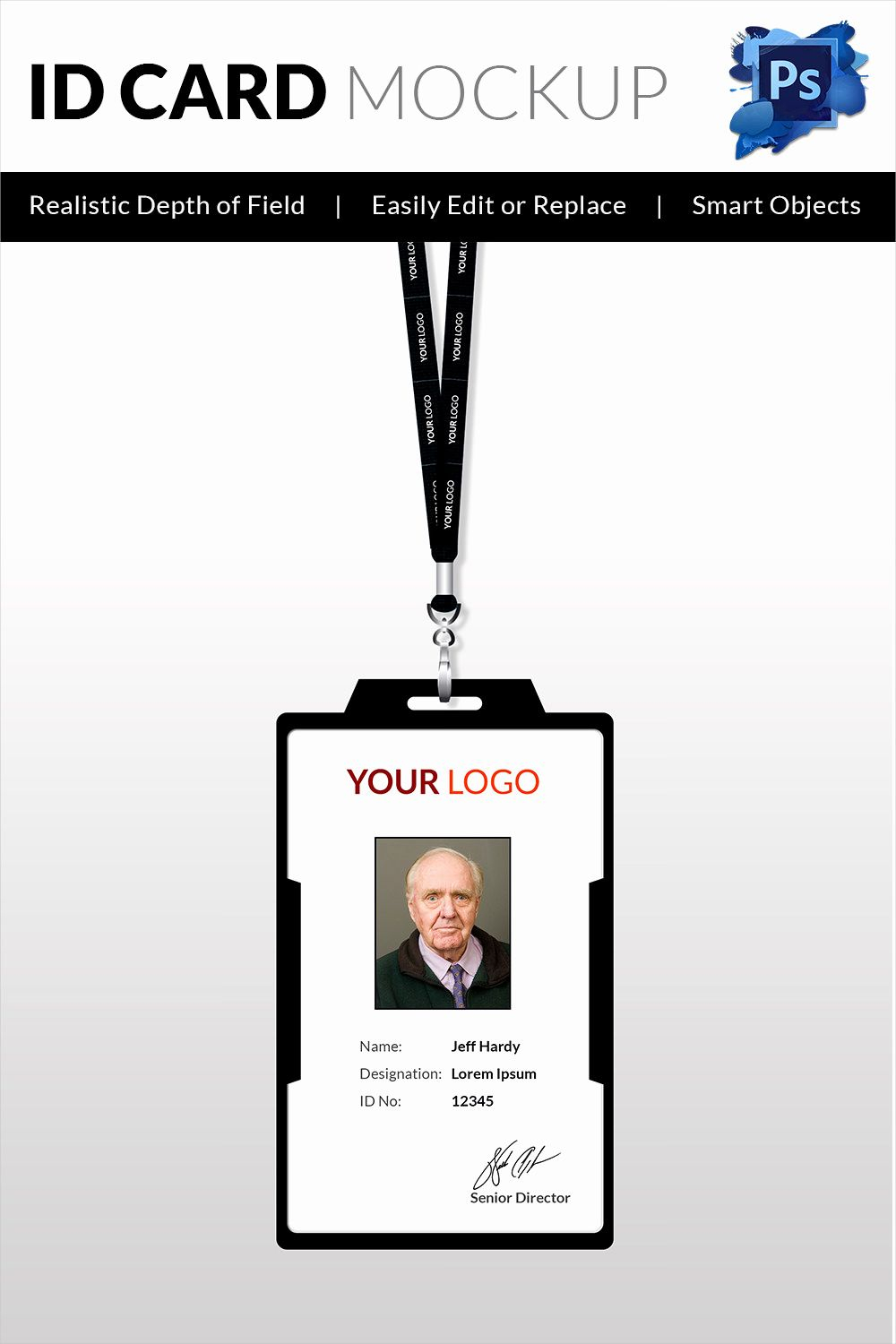 006 Free Id Badge Template Ideas Card Rare Download Employee Within Id Badge Template Word