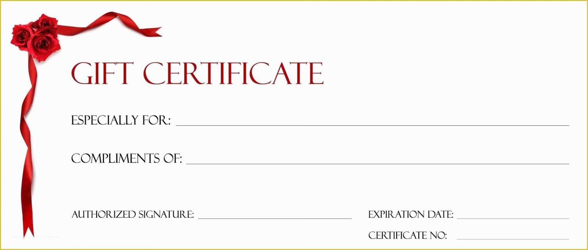 006 Free Printable Christmas Gift Certificate Template Word For Christmas Gift Certificate Template Free Download