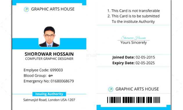 006 Id Card Template Word Ideas 1920X1920 Employee Microsoft for Employee Card Template Word