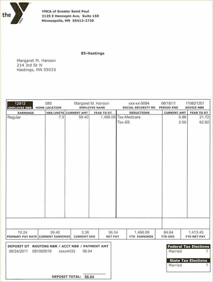 006 Pay Stub Template Word Excellent Ideas Download Document Within Pay Stub Template Word Document