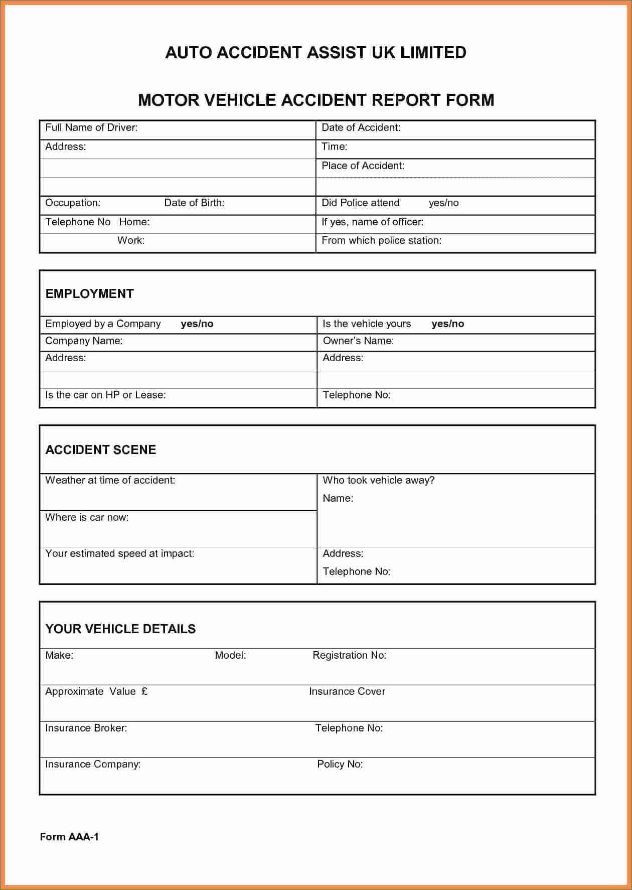 006 Template Ideas Accident Report Forms Lively Incident Regarding Incident Report Template Uk