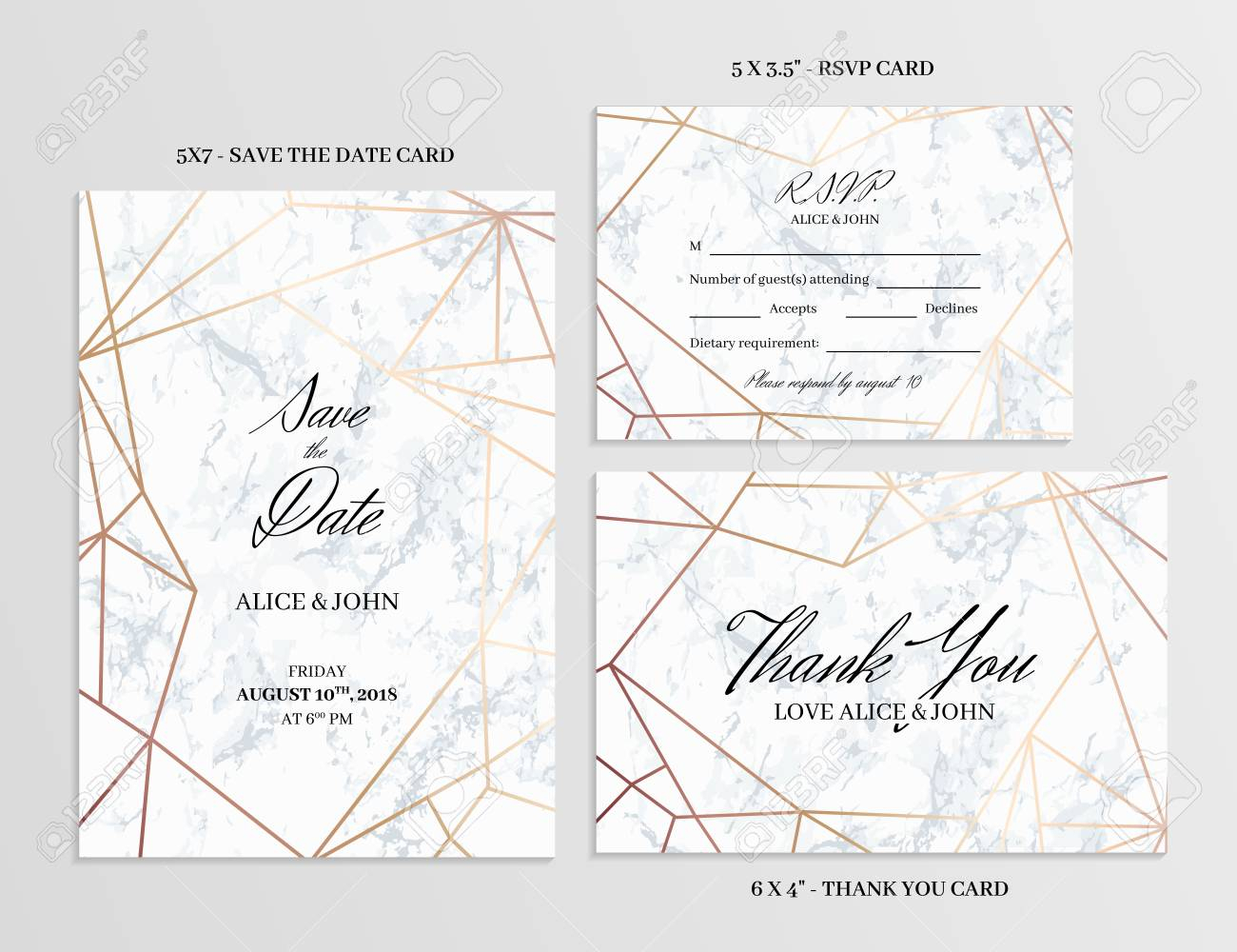 006 Wedding Set Save The Date Thank You And R S V P Cards Regarding Template For Rsvp Cards For Wedding