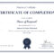 007 Certificate Of Completion Template Ideas Fantastic Inside Certification Of Completion Template