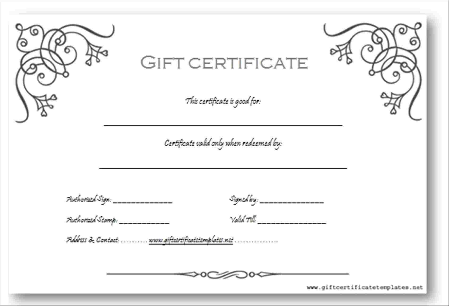 007 Photographer Gift Certificate Template Free Photography For Free Photography Gift Certificate Template