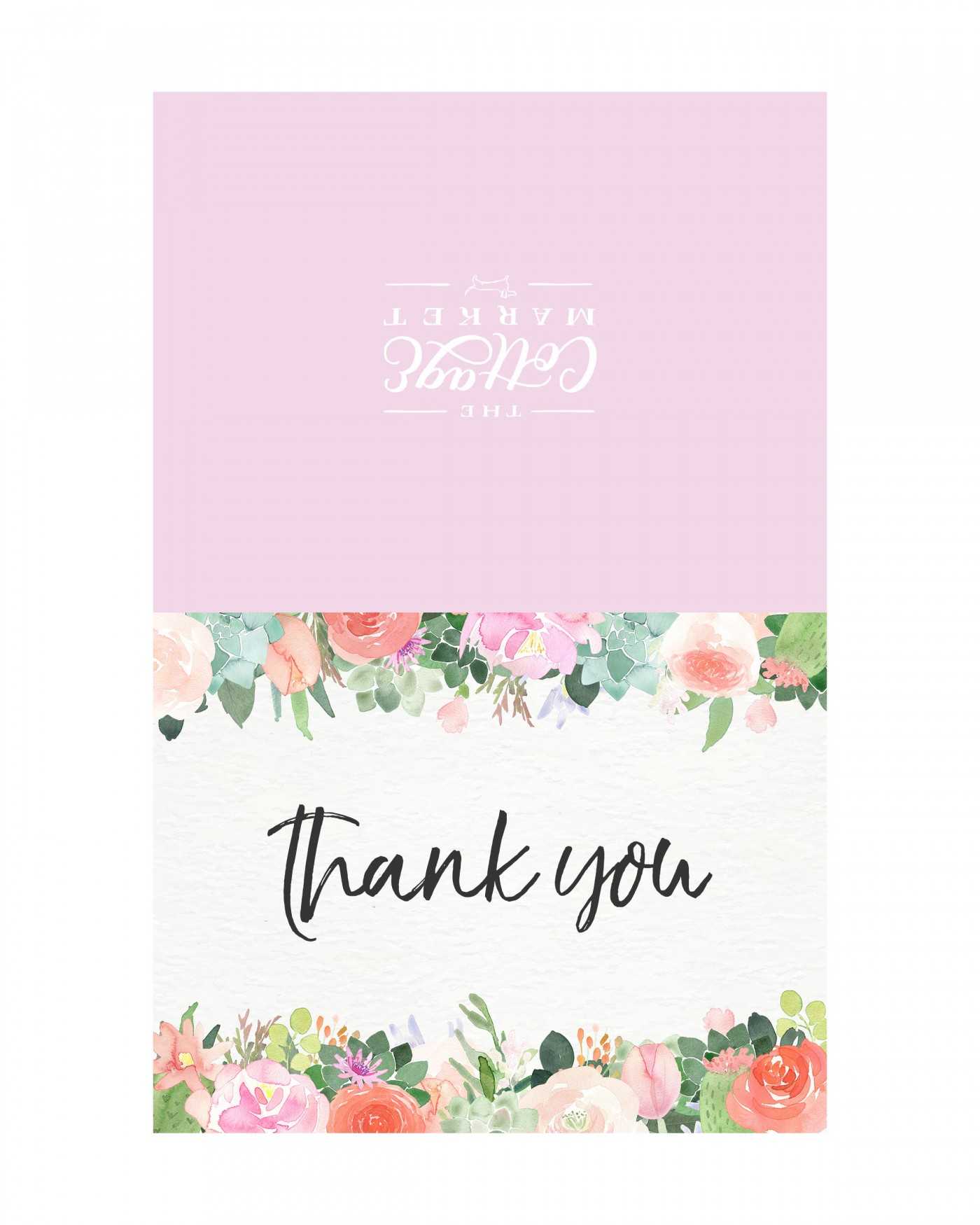 008 Template Ideas Free Printable Thank You Note Card Pertaining To Free Printable Thank You Card Template