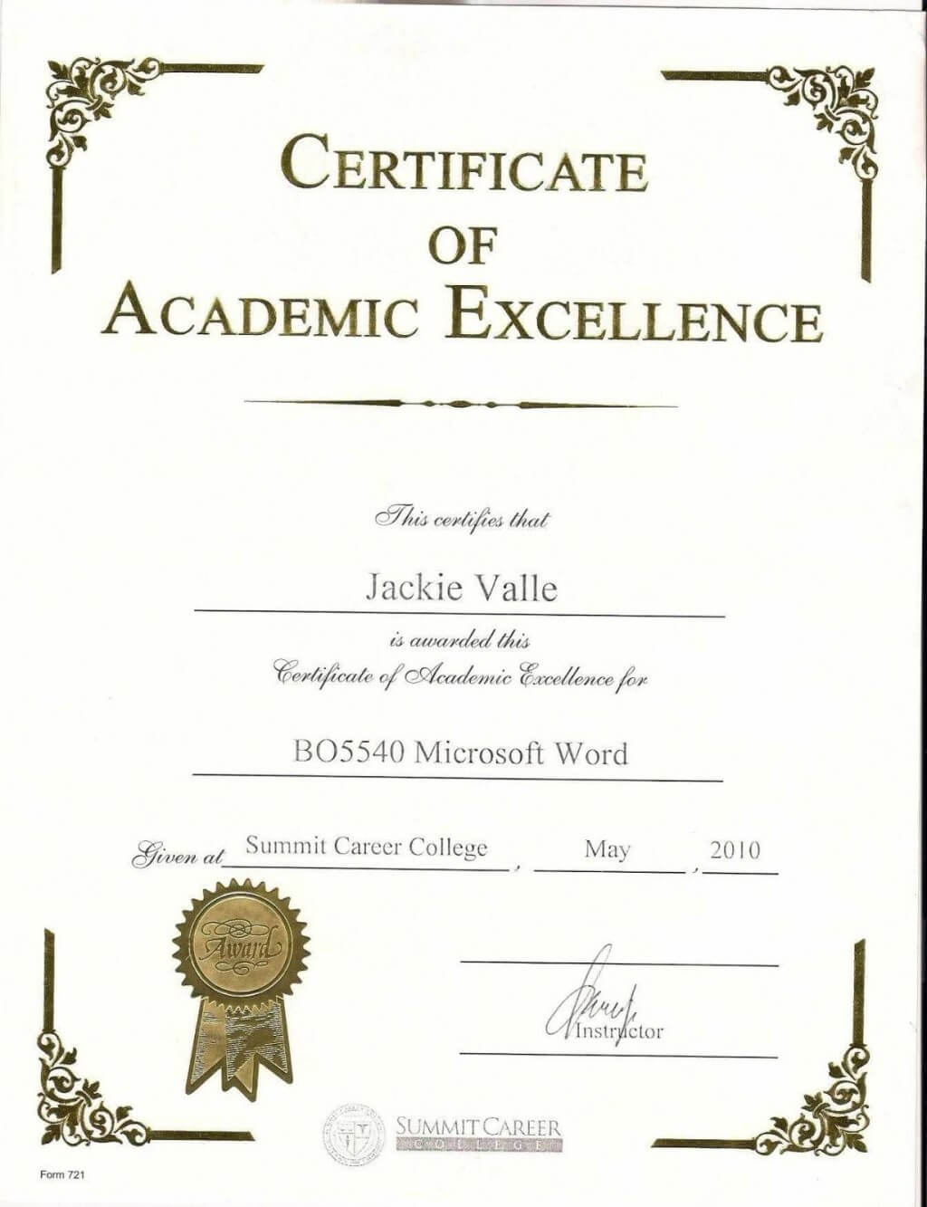 008 Terrific Award Certificate Template Word Sample Within Scholarship Certificate Template