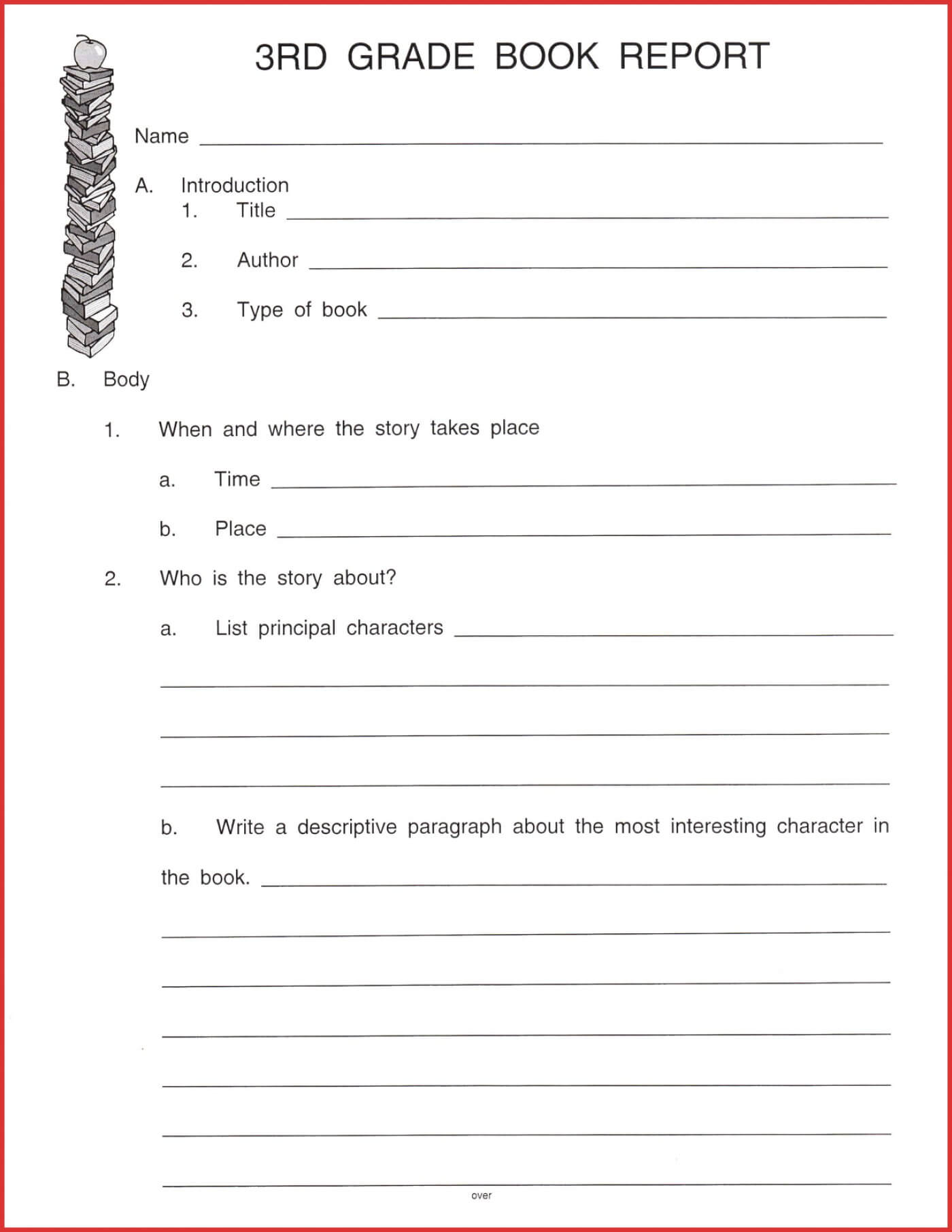 009 Free Book Report Templates Template Wondrous Ideas With 1St Grade Book Report Template