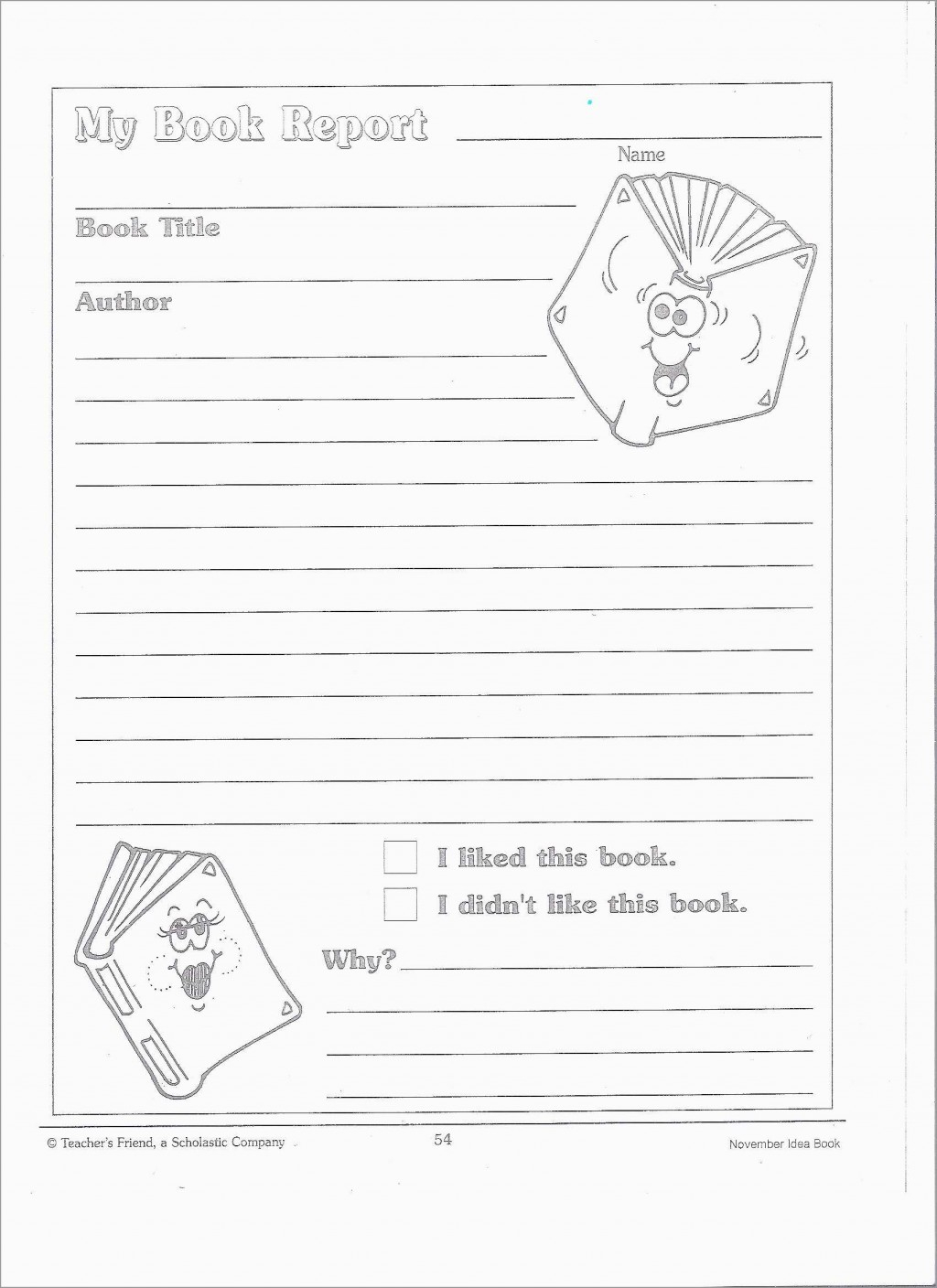 009 Free Book Report Templates Template Wondrous Ideas With Regard To Book Report Template 2Nd Grade