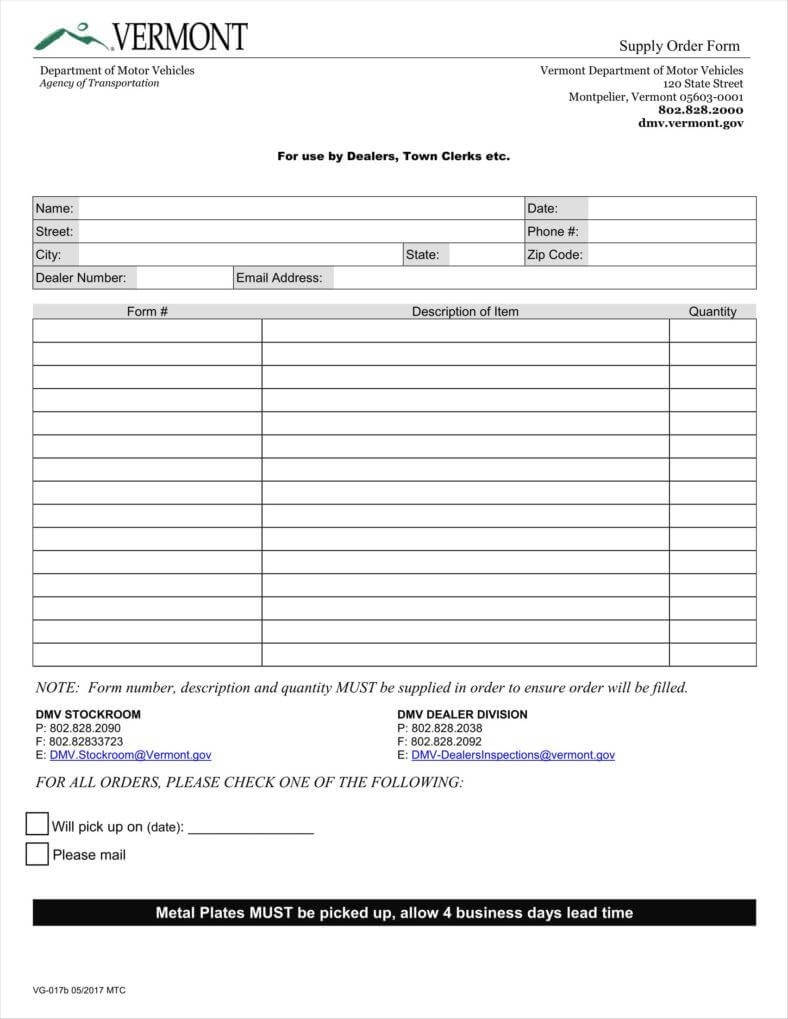 009 Simple Supply Order 788X1019 Form Template Fantastic For Travel Request Form Template Word