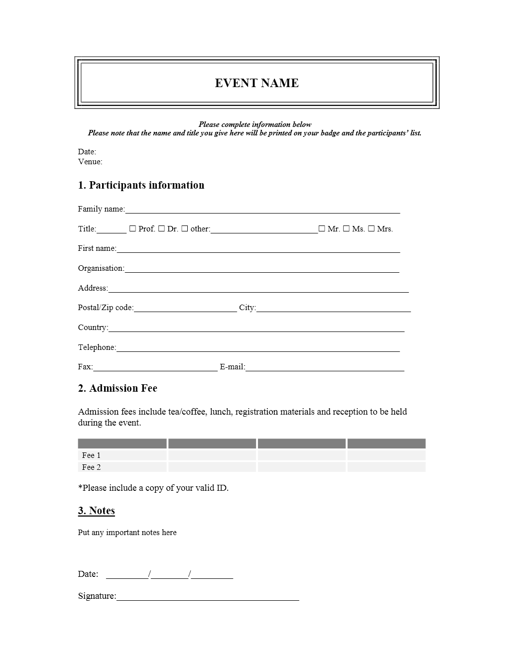 009 Template Ideas Business Seminar Participation For Seminar Registration Form Template Word