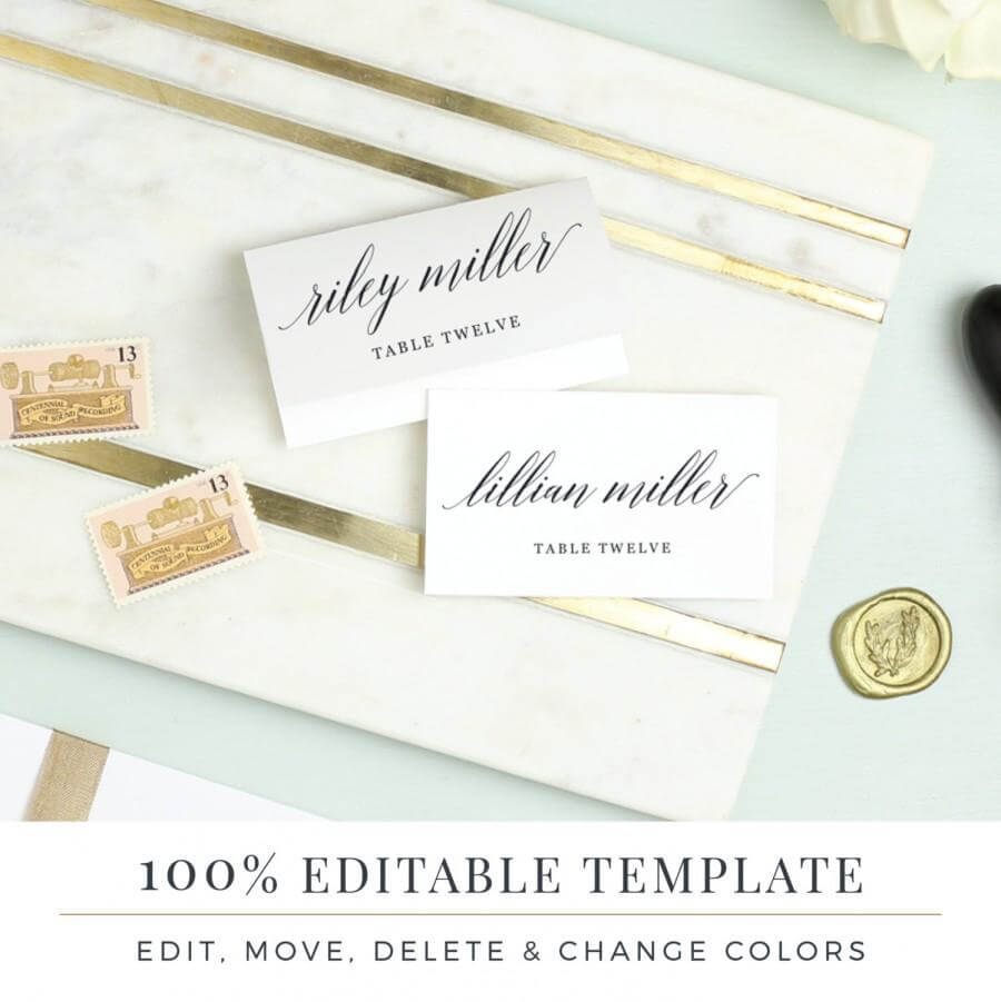 010 Template Ideas Place Cards Word Wedding Card Printable Inside Wedding Place Card Template Free Word