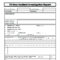 011 20Employee20Nt Report Form Pdf Hse Template Format For In Health And Safety Incident Report Form Template