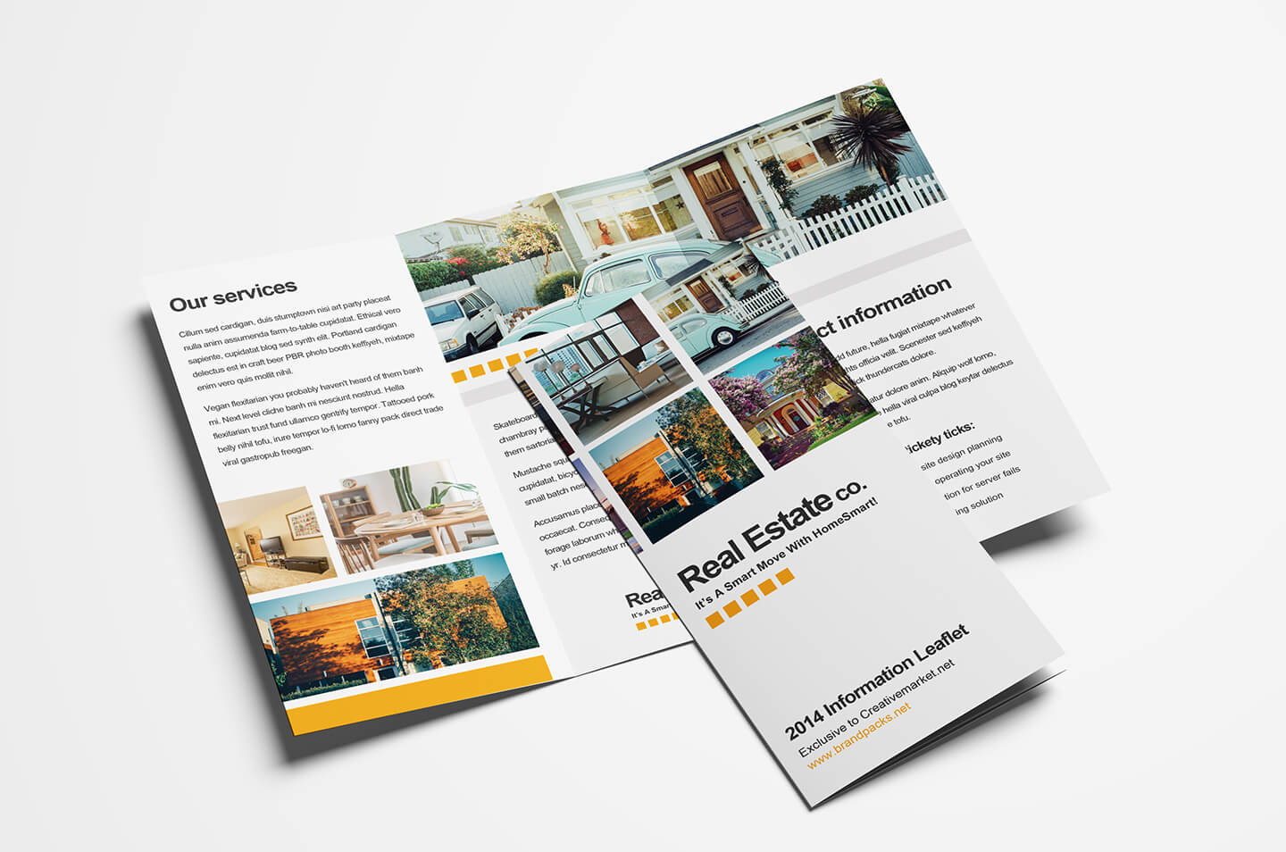 011 Free Real Estate Trifold Brochure Template Tri Fold Within Adobe Illustrator Tri Fold Brochure Template