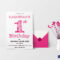 011 Pink Color Birthday Card Party Invitation Ms Word For Birthday Card Publisher Template