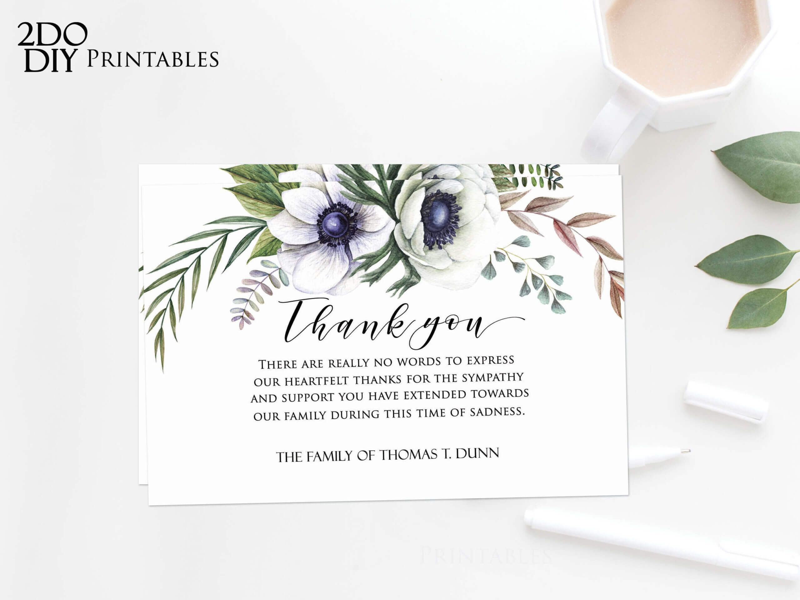 011 Template Ideas Thank You Card Top Word Free Templates For Sympathy Thank You Card Template