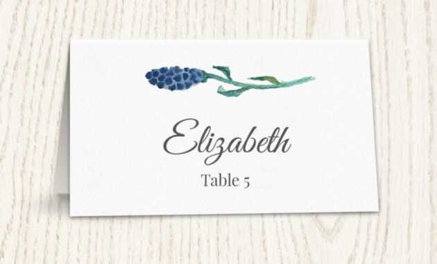 012 Wedding Name Card Template Floral Placecard Printable throughout Printable Escort Cards Template