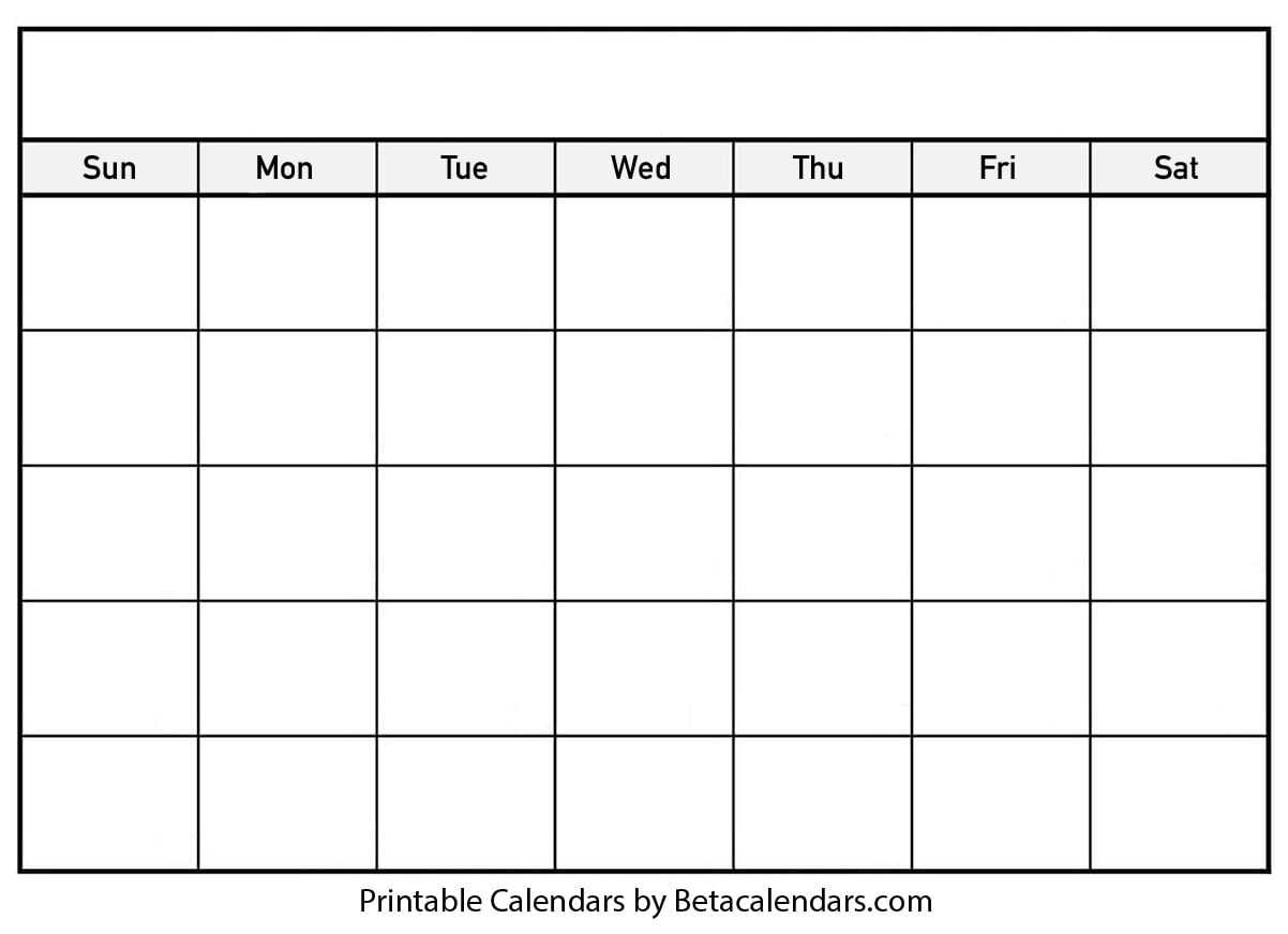 013 Printable Blank Calendar Template Ideas Singular Free In Blank Calander Template