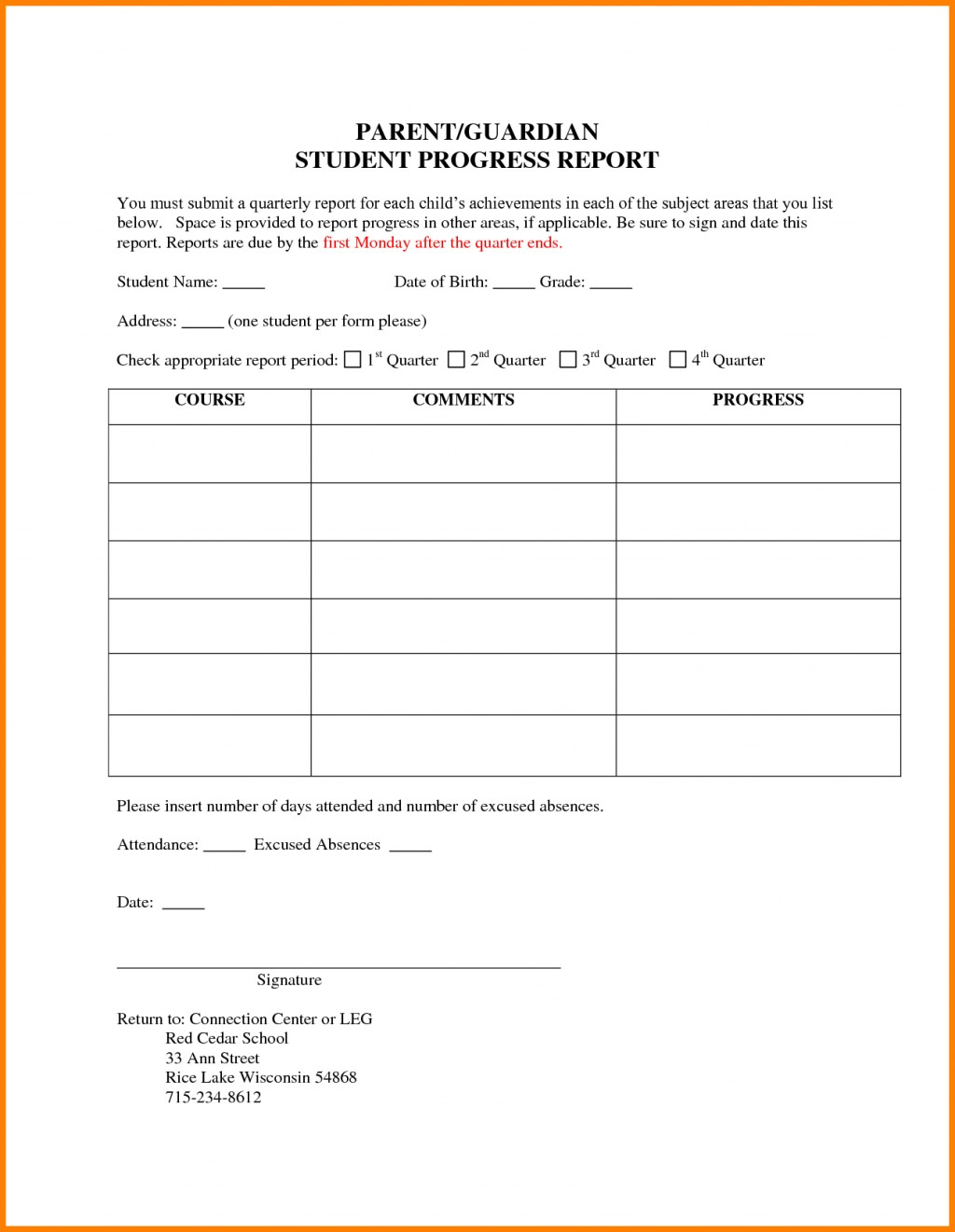 014 008042886 1 Student Progress Report Template Beautiful Intended For Educational Progress Report Template