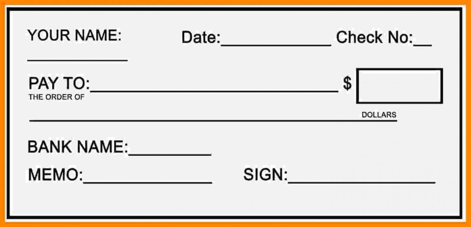 014 Free Blank Business Check Template Good Of Dummy Cheque Intended For Blank Check Templates For Microsoft Word