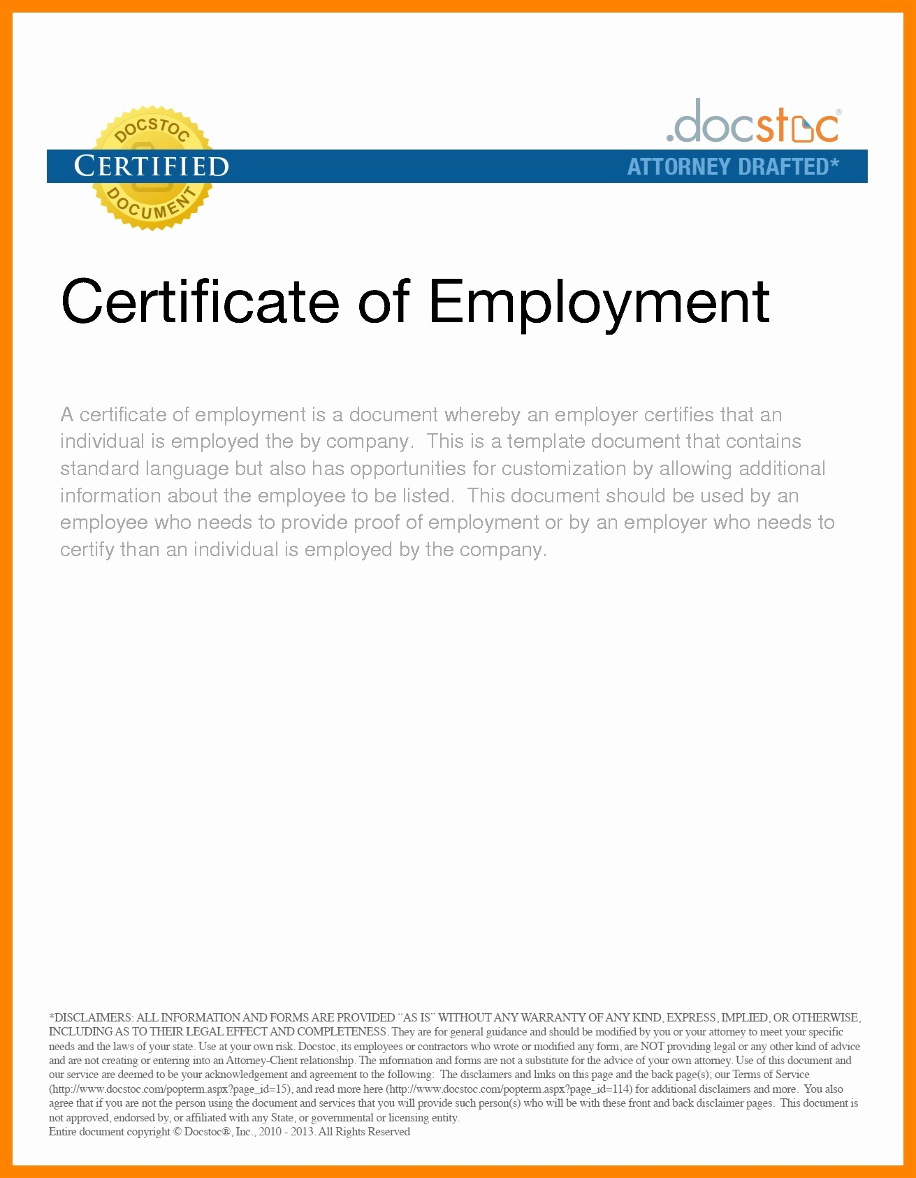 016 Certificate Of Service Template Sample Lovely Employment Within Employee Certificate Of Service Template