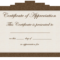 016 Editable Certificate Of Appreciation Template Printable Pertaining To Iq Certificate Template