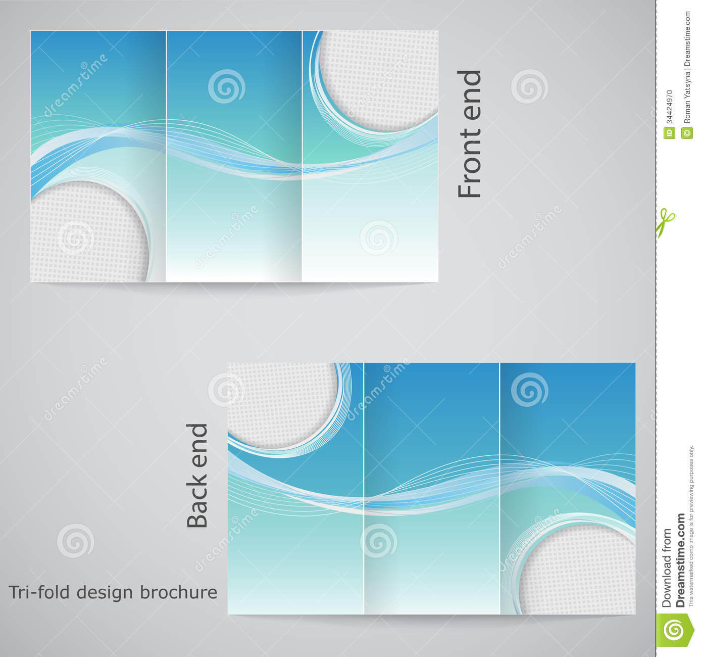 016 Template Ideas Tri Fold Brochure Design Blue White Within 3 Fold Brochure Template Free