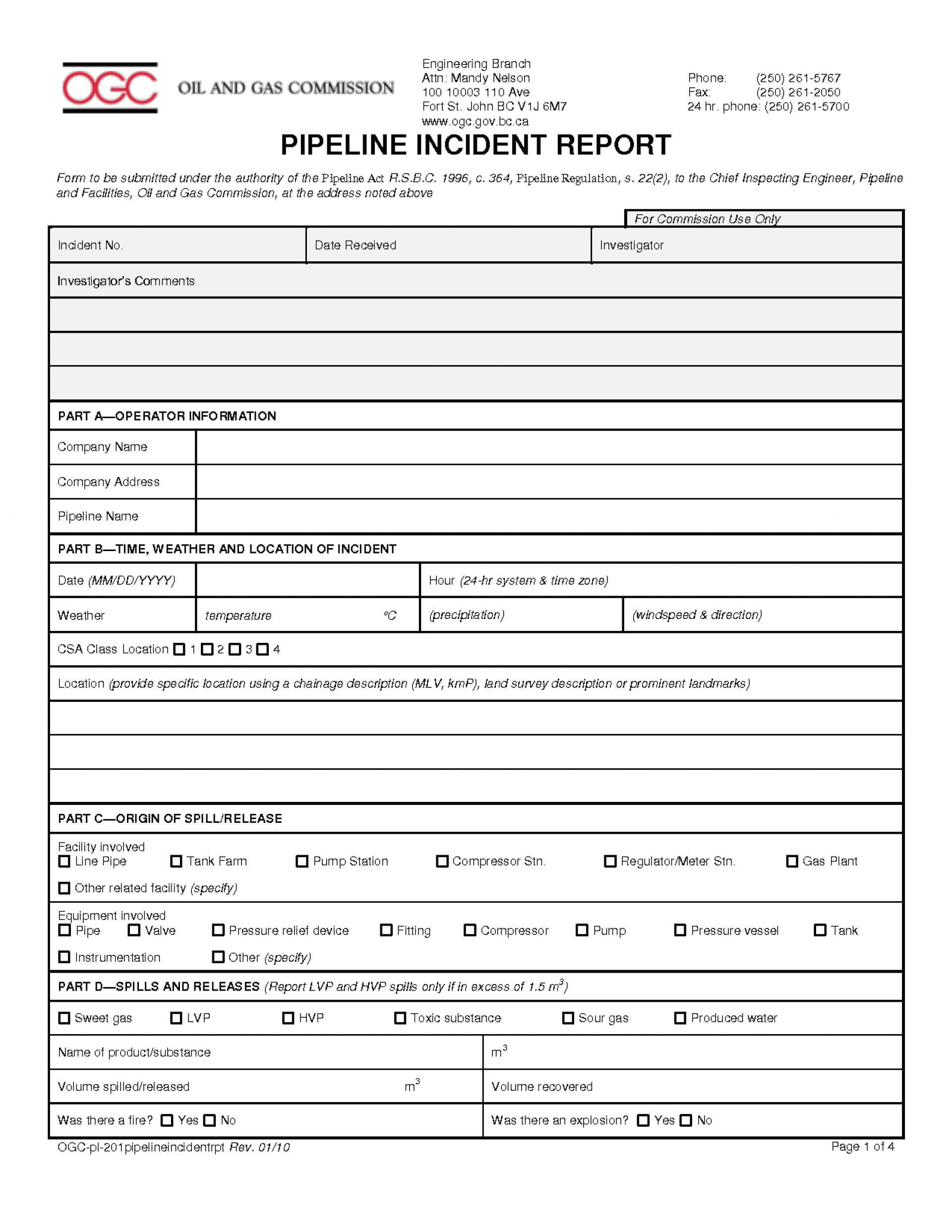 017 Free Damage Report Forms Word Accident Form Dmv Pro Nz In Ohs Incident Report Template Free