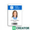 017 Free Id Badge Templates Template Ideas Placement Regarding Hospital Id Card Template