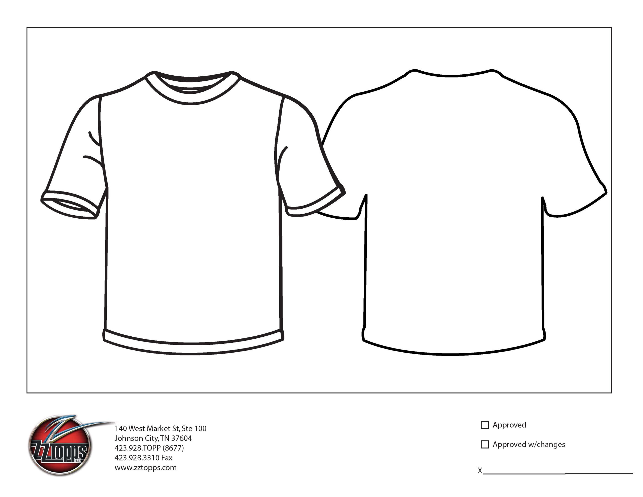 017 Printable T Shirt Order Form Template 483587 Regarding Blank Tshirt Template Printable