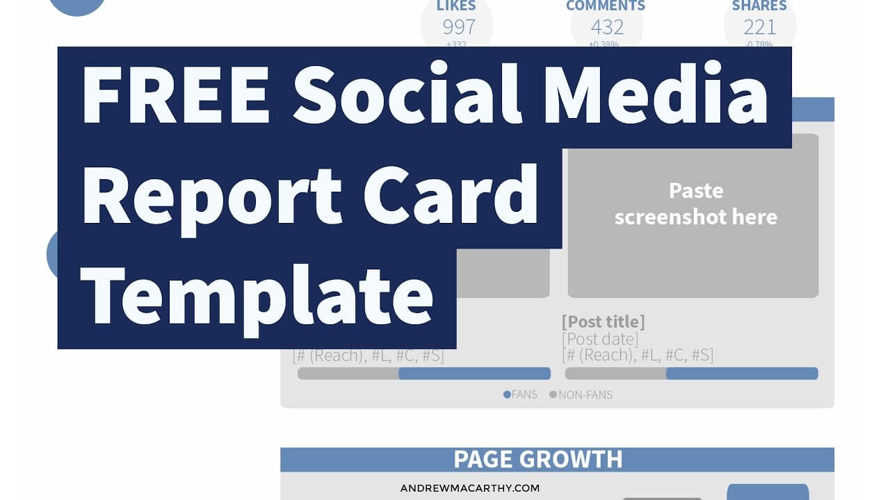 017 Social Media Report Template Ideas Top Excel Free Pertaining To Free Social Media Report Template